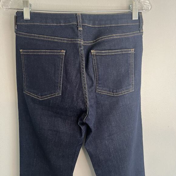 Topshop Moto Womens Tally Flare Jeans Dark Wash Indigo Sz 28 Stretch Dark Wash - Picture 8 of 12